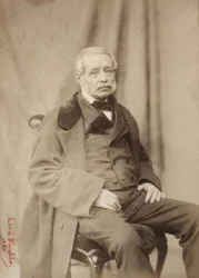 Nebel, Fotografie von Henri de la Blanchere (1821-1880), 39 boulevard des Capucines Paris 1839 (s/w Foto)