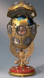 Das Dreihundertjährige Jubiläum des Hauses Romanow Ei, 1913