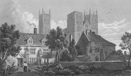 Kathedrale von Canterbury, Kent, ca. 1831