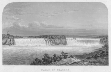 Niagarafälle, Mitte 19. Jahrhundert