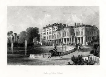 Palast von Saint-Cloud, Paris, Frankreich, 1875