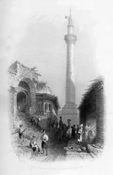 Die Große Moschee in Antiochia, Türkei, 1841