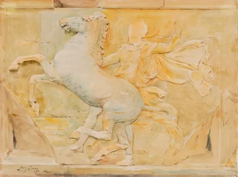 Zentrale Metope des Frieses von Phidias, Parthenon