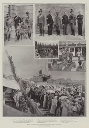 Hände über dem Meer, New South Wales Lancers in Aldershot