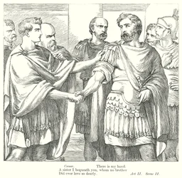 Antonius und Cleopatra (Gravur)