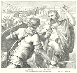 Antonius und Cleopatra (Gravur)