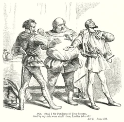 Die lustigen Weiber von Windsor (Gravur)