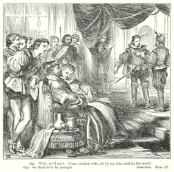 Der Widerspenstigen Zähmung (Gravur)