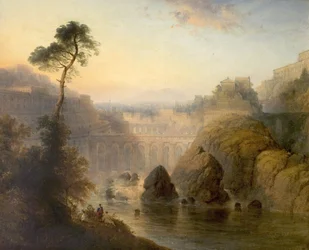 Am Tiber, Italien