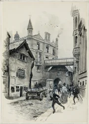Das Tor des Gymnasiums