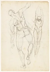 Figurenstudien (recto und verso)