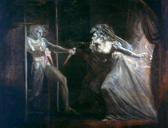 Lady Macbeth ergreift die Dolche, ausgestellt 1812