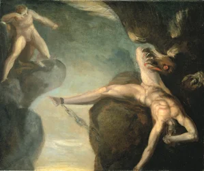 Prometheus wird von Herkules befreit, 1781-1785