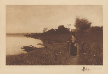 Ohne Titel (Spaziergang im Mondlicht)