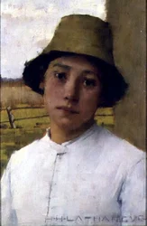 Der junge Landarbeiter, ca. 1885