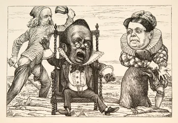 So groß war seine Angst, dass seine Weste weiß wurde, veröffentlicht 1876