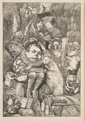 Der Biber brachte Papier, Mappe und Stifte