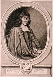 Porträt von Thomas Mace (1612-1706) graviert von William Faithorne (1656-c.1701) (Stich)