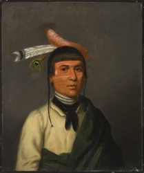 No-Tin (Wind), ein Anführer der Ojibwe