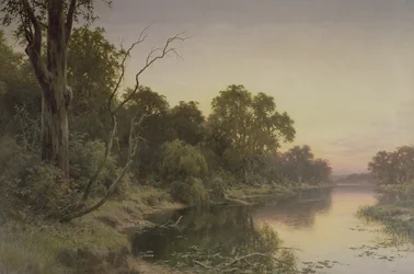 Ein Seitenarm des Murray River
