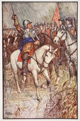 Cromwell und seine Ironsides, Illustration aus 