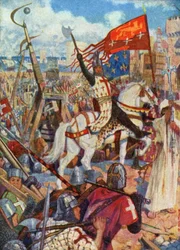 König Richard I. im Heiligen Land