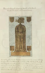 Marmorgrabstein von Lord Thomas Howard, Herzog von Norfolk, 1637