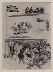 Internationale Leichtathletik, Harvard und Yale gegen Oxford und Cambridge im Queen