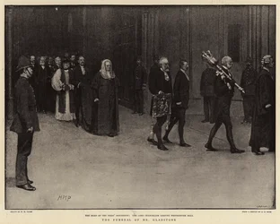 Die Beerdigung von Mr. Gladstone