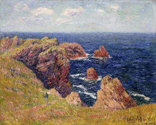 Die Küste der Bretagne, um 1895