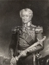Sir Robert Henry Sale, graviert von F. Holl, aus 