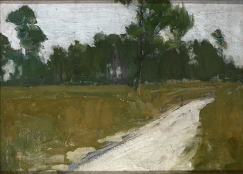 Landstraße in Frankreich