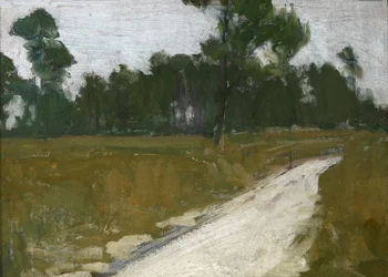 Landstraße in Frankreich