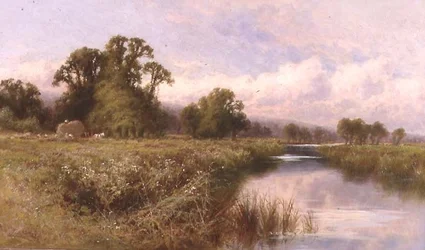 Wiesenlandschaft bei Marlow-on-Thames