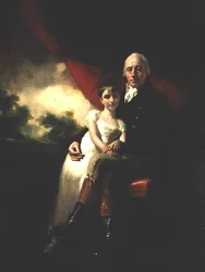 John Stirling von Kippendavie und seine Tochter Jane