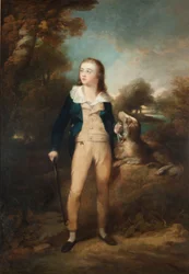 Master Cathcart und Hund, ca. 1810