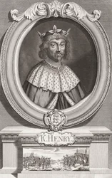 Heinrich III., König von England. Porträt