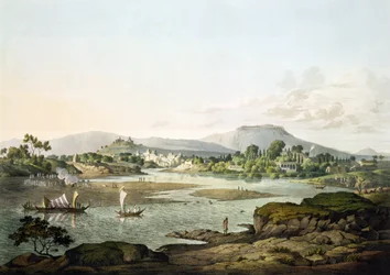 Poonah, Platte XIII, graviert von Daniel Havell (1785-1826) 1809