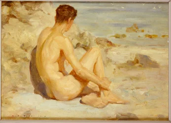 Junge am Strand, 1912