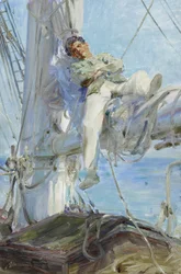 Schlafender Matrose, Falmouth 1905