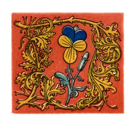 Initialbuchstabe D, zweite Hälfte des fünfzehnten Jahrhunderts, 1843