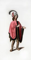 Männliche Kleidung, ca. 1480, 1843