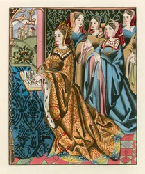 Margarete, Königin von Heinrich VI. und ihr Hof, Mitte des 15. Jahrhunderts