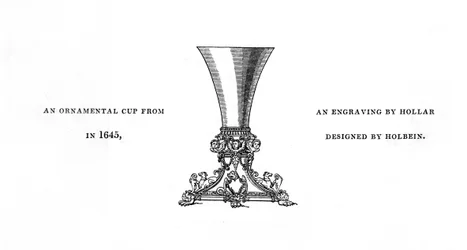 Ornamentaler Becher, 1645, 1843