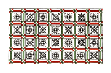 Ornamentaler Bodenbelag, 15. Jahrhundert, 1843