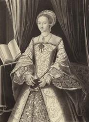 Prinzessin Elizabeth, die zukünftige Königin Elizabeth I., um 1545