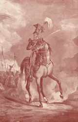 Offizier, 9. Lanzenreiter, um 1825
