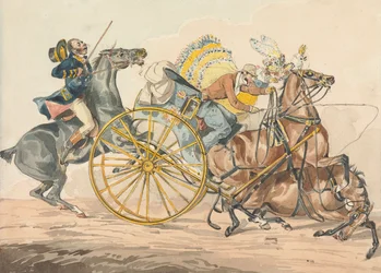 „Sportliche Entdeckungen oder die Leiden des Fahrens:“ ... Sie entdecken eine neue Art, Ihre Equipage auf kleinem Raum unterzubringen