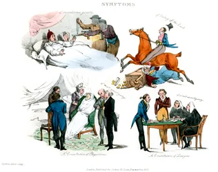 Symptome des Amüsiertseins, 1822