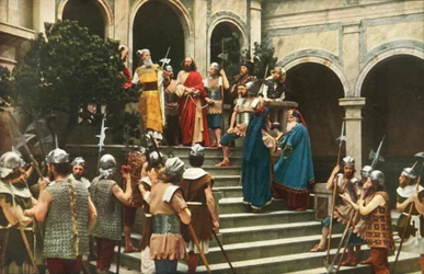 Jesus vor Ananias, 1922